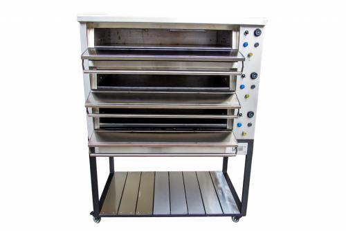 TIPO 36: HORNO INDUSTRIAL PARA PIZZA DE TRES CÁMARAS 